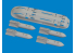 Eduard kit d'amelioration avion brassin Print 6481152 S-199 4x ETC 50 rack avec bombes Eduard 1/48