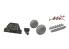 Eduard kit d'amelioration avion Löök+ 674051 P-51B/C echappements w/ fairings Arma Hobby 1/72