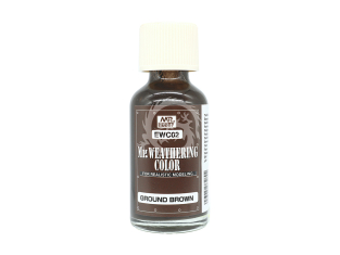 peinture maquette Mr Hobby EWC02 Mr.Weathering Color Ground Brown 40ml