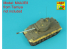 Aber 35L360 Canon 76mm M1A2 sans frein de bouche pour Sherman M4A3E8 kit Tamiya 1/35