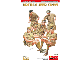 Mini Art maquette militaire 35469 ÉQUIPAGE BRITANNIQUE DE JEEP ÉDITION SPÉCIALE 1/35
