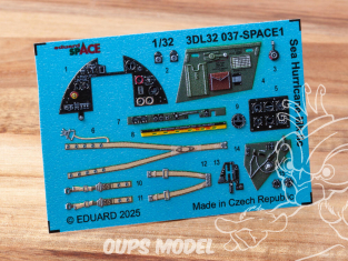 Eduard Space décalques 3D 3DL32037 Sea Hurricane Mk.IIc Revell 1/32