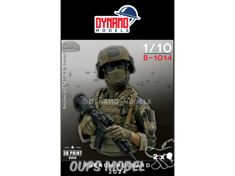 Dynamo models buste B-1014 Hussard Français 2024 1/10