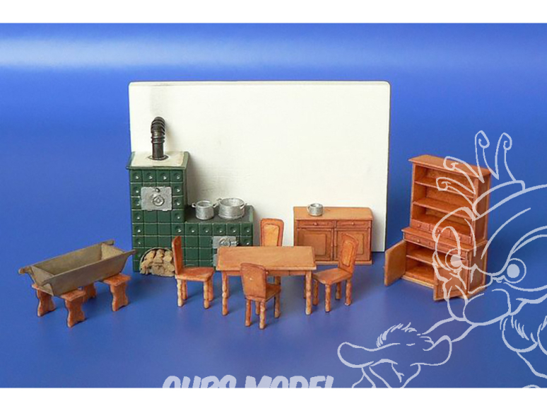 Hauler accessoires diorama HLH72147 Meubles de cuisine en resine 1/72