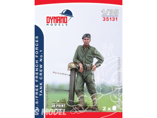 Dynamo models figurine 35131 Tankiste Forces Françaises libres / U.S. No.1 1/35