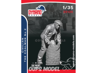 Dynamo models figurine 35135 Civil - Charbonnier No.2 1/35