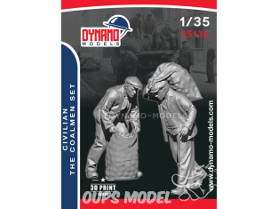 Dynamo models figurine 35136 Civil - Charbonnier Set e 2 figurines 1/35