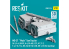 ResKit kit RSK32-0024 Tracteur de remorquage MD-3T « Mule » kit de modèle imprimé en 3D 1/32