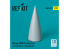 ResKit avion RSU32-0201 Cône de nez Mirage 2000-5 pour kit Kitty Hawk imprimé en 3D 1/32