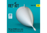 ResKit avion RSU32-0233 Cône de nez Mirage 2000B pour kit Kitty Hawk imprimé en 3D 1/32