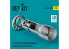 ResKit amelioration RSU32-0208 Buse d'échappement du F-104S, G Starfighter tardif pour kit Italeri imprimé en 3D 1/32