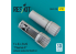 ResKit amelioration RSU32-0195 Tuyères d'échappement F-4E, J, F, G, S Phantom II pour maquette Revell impression 3D 1/32