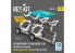 ResKit kit RSK32-0019 Transporteur de munitions MHU-191/M AERO 21A US NAVY et adaptateurs de bombes Flotte de porte-avions 1/32