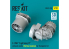 ResKit amelioration RSU32-0180 Tuyère d'échappement du F-35B Lightning II pour atterrissage vertical kit Trumpeter 1/32