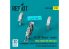 ResKit amelioration RSU32-0169 Cockpit OV-10D Bronco basic décalco 3D trains atteri puits roues lestées kit Kitty Hawk 1/32