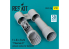 ResKit amelioration RSU32-0196 Buses d'échappement pour F-4E, J, F, G, S Phantom II kit Tamiya imprimé en 3D 1/32