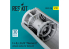 ResKit amelioration RSU32-0196 Buses d'échappement pour F-4E, J, F, G, S Phantom II kit Tamiya imprimé en 3D 1/32