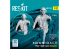 ResKit Figurine RSF32-0083 Pilote de tracteur à plateau de pont MD-3A, B, C, T Scène 2 1 pièce imprimée en 3D 1/32
