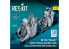 ResKit Figurine RSF32-0078 Des pilotes d'OV-10A Bronco assis dans des sièges éjectables kit Reslit 1/32