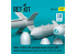 ResKit kit RS32-0564 Bombes à ogive EGBU-15 BLU-109 2 pièces, avec pod de liaison de données AN/AXQ-14 1 pièce 1/32