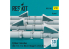 ResKit kit RS32-0509 Missiles Python 3 4 pièces imprimés en 3D 1/32