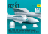 ResKit kit RS32-0540 GBU-15V1, 2/B "Big Wing" bombes 2 pièces avec pod de liaison de données AN/AXQ-14 1/32