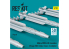ResKit kit RS32-0549 Missiles Matra MICA-IR 4 pièces imprimés en 3D 1/32