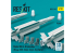 ResKit kit RS32-0549 Missiles Matra MICA-IR 4 pièces imprimés en 3D 1/32