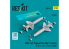 ResKit kit RS32-0517 AGM-142 "Popeye/Have Nap" missiles 2 pcs imprimé en 3D 1/32