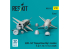 ResKit kit RS32-0517 AGM-142 "Popeye/Have Nap" missiles 2 pcs imprimé en 3D 1/32