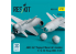 ResKit kit RS32-0518 Missiles AGM-142 « Popeye 2/Have Lite » 2 pièces imprimés en 3D 1/32