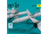 ResKit kit RS32-0520 Missiles Skyflash RB71/Av.71, 4 pièces, imprimés en 3D 1/32