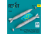 ResKit kit RS32-0530 Bombes à fragmentation BLG-66 «&nbsp;Belouga&nbsp;» 2 pièces imprimées en 3D 1/32