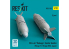ResKit kit RS32-0530 Bombes à fragmentation BLG-66 «&nbsp;Belouga&nbsp;» 2 pièces imprimées en 3D 1/32