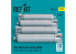 ResKit kit RS32-0523 Bombes à fragmentation CBU-89B GATOR 4 pièces imprimées en 3D 1/32