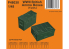 Special Hobby 3D Print P48030 Boîtes de munitions britanniques de la Seconde Guerre mondiale 1/48