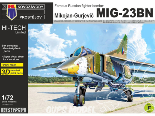 KP Model kit avion KPH7216 MiG-23BN 1/72