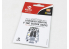 Red Fox Studio Tableaux de bord 3D avion RFQS-32071 Lockheed F-16C Block 50/52 Tamiya 1/32