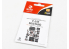 Red Fox Studio Tableaux de bord 3D avion RFQS-32167 P-51K Mustang SWS 1/32