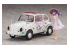 Hasegawa maquette voiture 52448 Subaru 360 Deluxe Claire Frost avec figurine 1/24