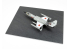 Red Fox Studio base 3D RFSDB-72012 Base rectangulaire Asphalte Type 2 300x230mm 1/72