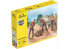 Heller maquette voiture 58754 STARTER KIT Travailleurs routiers inclus peintures principale colle et pinceau 1/24