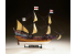 Heller maquette bateau 80829 Golden Hind 1/200