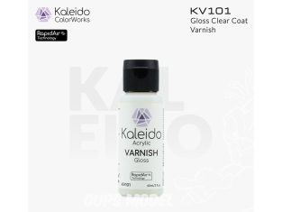 Kaleido Colorworks KV101 Vernis acrylique brillant 60ml