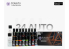 Kaleido Colorworks peinture acrylique 48702 Set de 24 couleurs Auto 24 x 20ml