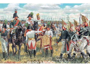 Italeri maquette historique 6037 État-major général autrichien et russe 1/72