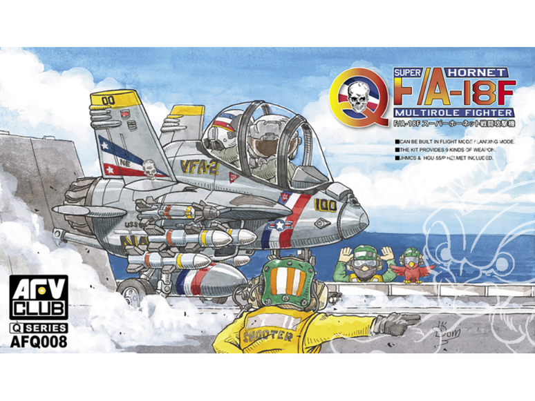 AFV CLUB maquette avion QS008 Q-Scale F/A-18F Super Hornet