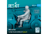 ResKit Figurine RSF72-0067 Pilote de tracteur de pont A/S32A-49 Scène 3 1pièce imprimée en 3D 1/72