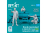 ResKit Figurine RSF72-0072 Chariot élévateur moderne 3 pièces MHU-83 D/E conducteur et aviateur 3 pièces imprimée en 3D 1/72