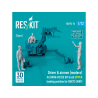 ResKit Figurine RSF72-0073 Chariot &eacute;l&eacute;vateur moderne 3 pi&egrave;ces MHU-83 D/E conducteur et aviateur 3 pi&egrave;ces imprim&eacute;e en 3D 1/72